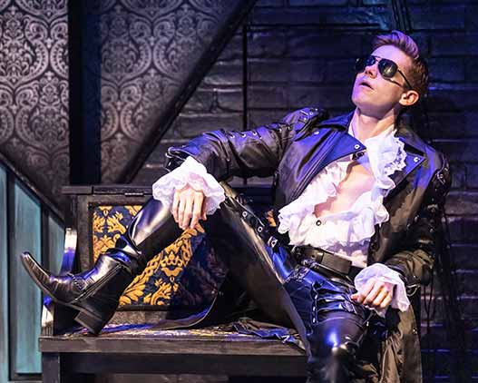 Andrew Keenan-Bolger in DRACULA, A COMEDY OF TERRORS. photo by Matthew Murphy